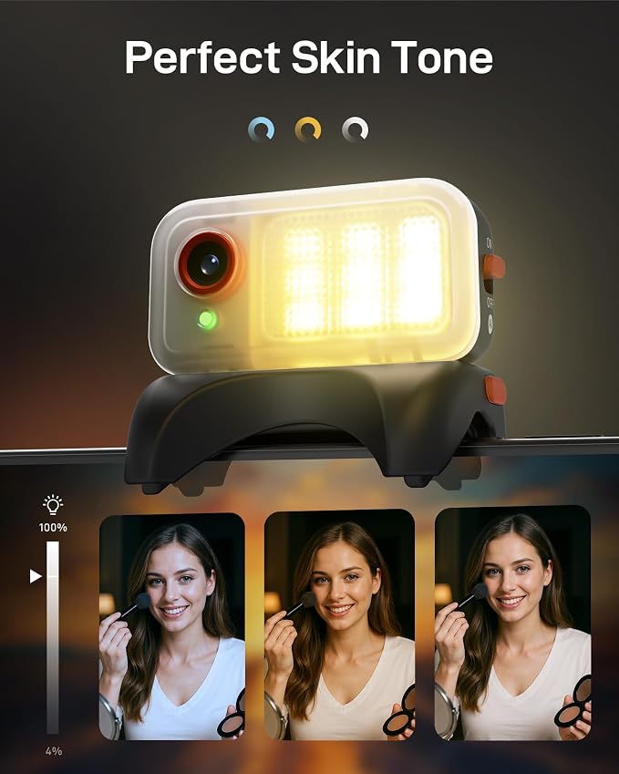 hohem iSteady V3 Ultra 3-Axis Gimbal Stabilizer for iPhone & Android | AI Live Feed Monitoring, AI Auto Tracking, Touchscreen Remote, iSteady 9.0 Anti-Shake, 8" Rod, Tripod, Fill Light, 9H Battery - Image 7