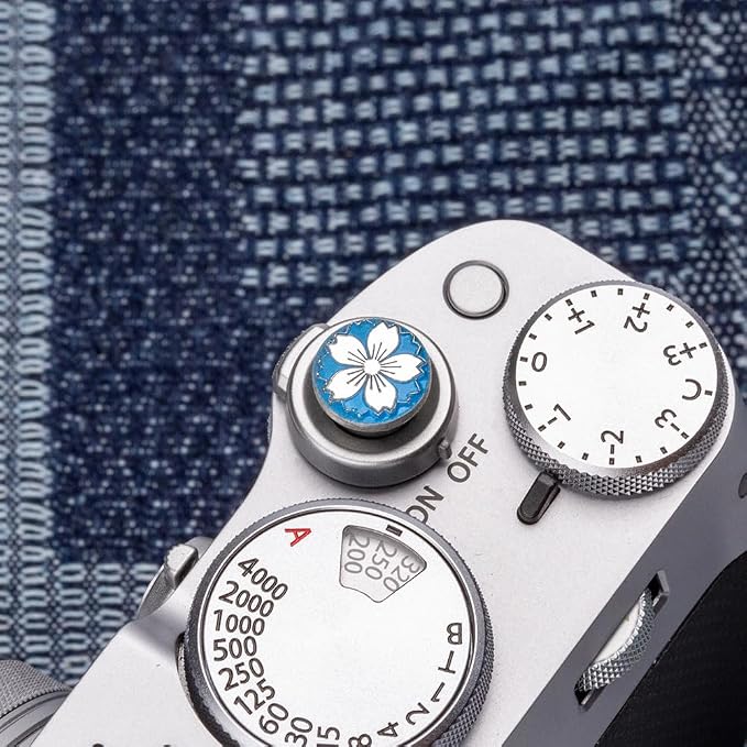 Camera Metal Shutter Buttons for FUJIFILM X100VI X100V XPro3 XPro2 XPro1 X-T4 X-T3 X-T50 X-T30 for NikonZF Z5 Z6 for Canon (Blue-Shutter Decorative Button) - Image 7