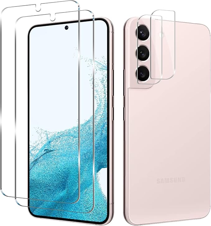 BIGFACE Galaxy S22 Plus Tempered Glass Screen Protector, 2 Pack, Anti-Scratch, Ultrasonic Fingerprint Unlock, Case Friendly, 9H Hardness by Wehaveaprofessionalteam