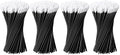 Chinco 200 Pieces Foam Swab Sponge Swab Foam Tips Sponge Stick for Inkjet Printer Print Head Camera Optical Lens Optical Equipment (Black,6.42 Inch) (Pack of 2) by Chinco