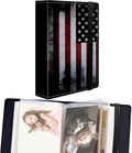 DEGDFSGR Small Photo Album 4x6 60 Pockets 120 Photos - Adventure Book Baby Photo Albums Photo Books for 4X6 Pictures Memory Book with Black Elastic Band for Photo Storage, Vintage American Flag by Unknown