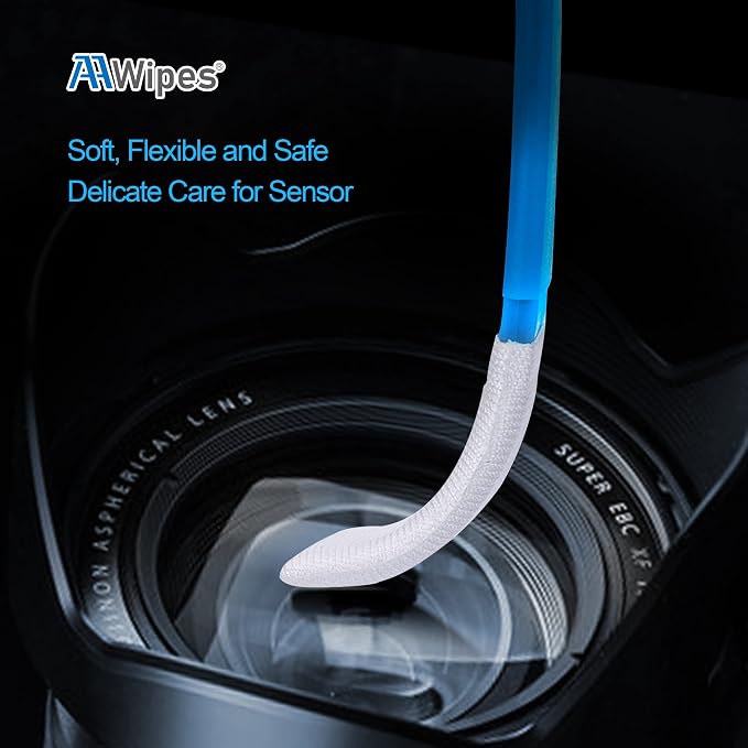 AAwipes Sensor Cleaning Swabs 16mm for APS-C Sensors DDR DSLR or SLR 20pcs | 20 Sensor-Cleaning Swabs, 16 Mm Wide, For APS-C DSLR Or SLR Camera Sensors And Routine Precision Camera Maintenance - Image 6