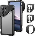 NEEWER S25 Ultra Phone Cage, Mobile Video Rig Phone Stabilizer with 67mm Filter Adapter, 17mm Lens Backplate, T Mount Lens Adapter, Compatible with Samsung Galaxy Moment T Series Lenses, PA082 by Neewer