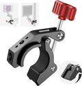 NEEWER Super Clamp with Cold Shoe & 1/4 Inch 3/8 Inch Thread Holes, ST81 | Max. Load 4 Kg, Crab Shaped Camera Tripod Holder, for Most Photo Accessories, Compatible with SmallRig Magic Arm, Red by Neewer