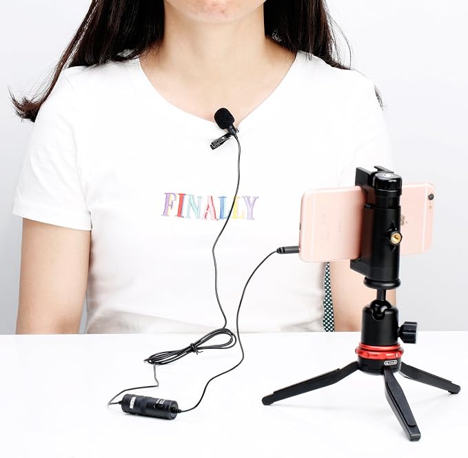 BOYA by M1 Collar Microphone for Smartphones Canon Nikon DSLR Cameras Camcorders Audio Recorder PC - Image 2