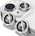 Tensea for iPhone 14/14 Plus Camera Lens Protector Bling, Camera Cover | 9H Tempered Glass Camera Screen Protector, Metal Individual Ring for iPhone14 6.1inch/ 14Plus 6.7inch, HD Clear, Easy Install by Tensea