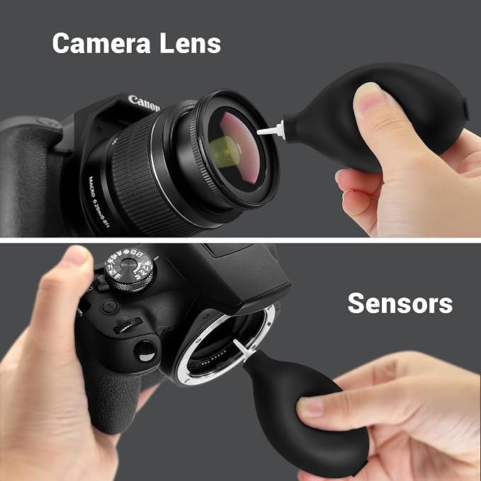 Updated Camera Lens Cleaning Kit, Camera Sensor Cleaning Kit Full Frame 10x | Sensor Cleaning Kit with 10x Sensor Cleaning Swabs, Sensor Cleaner, Other Essentials, DSLR Cleaner Kit for Canon Nikon Sony - Image 3