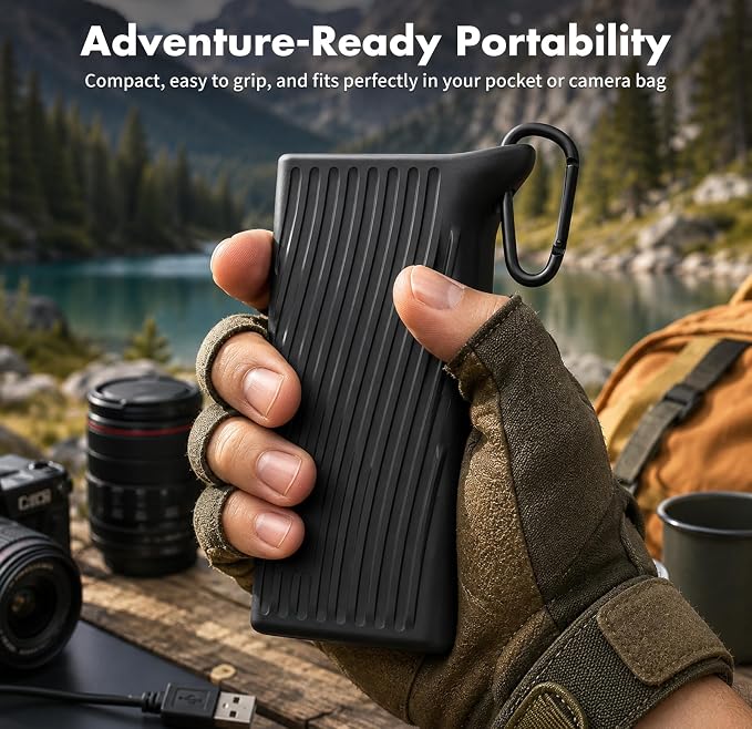2-in-1 CFexpress Type B Card Reader & Memory Card Holder Case, 10Gbps USB-C 3.2 Gen 2 High-Speed Reader, 3-Slot Simultaneous Read for CFE-B/SD/MicroSD, Rugged Organizer for Photographers - Image 7