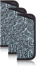 TRIUMPH VISION 3 Pack Reading Glasses Pouch Soft Case Eyeglass Sleeve Slim | Alternative to Bulky Case in bag, Lightweight Lined Padded Protect Optical lens Slip in, Cute Pattern Portable for Daily Use by TRIUMPHVISION