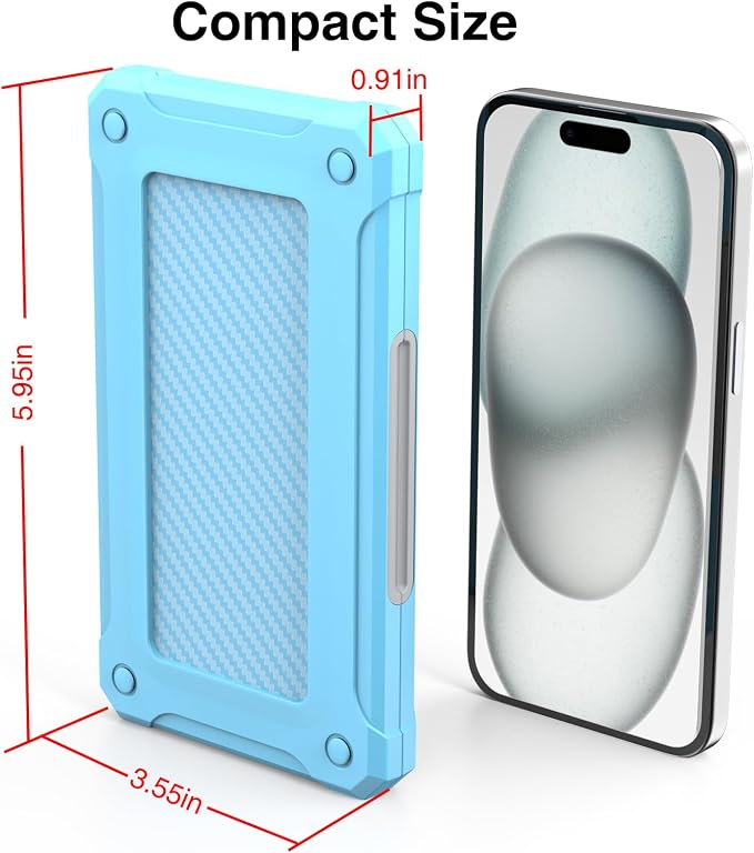 SD Card Case with 40 Precise Card Slots for SDXC Micro SD Cards | Hard ABS Shell & Soft Silicone , Precise 40 Card Slots,Magnetic Closure,Portable Memory Card Holder for Daily Travel - Image 5