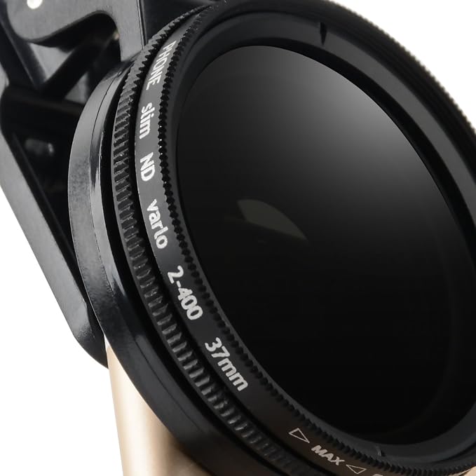 Zomei 37mm Cell Phone Camamera Lens Professional ND Circular Filter ND2-ND400 for Samsung Most Smartphones - Image 3