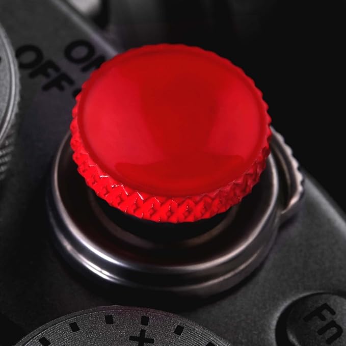 Fujifilm Camera Soft Release Button-3Pcs Shutter Button Camera Accessories | Fuji Fujifilm X-M5 X-T5 X-T4 X-T3 X-T30 X-T30 II X-T20 X-PRO3 X100VI X100V X-E4 X-E3(Red) - Image 5