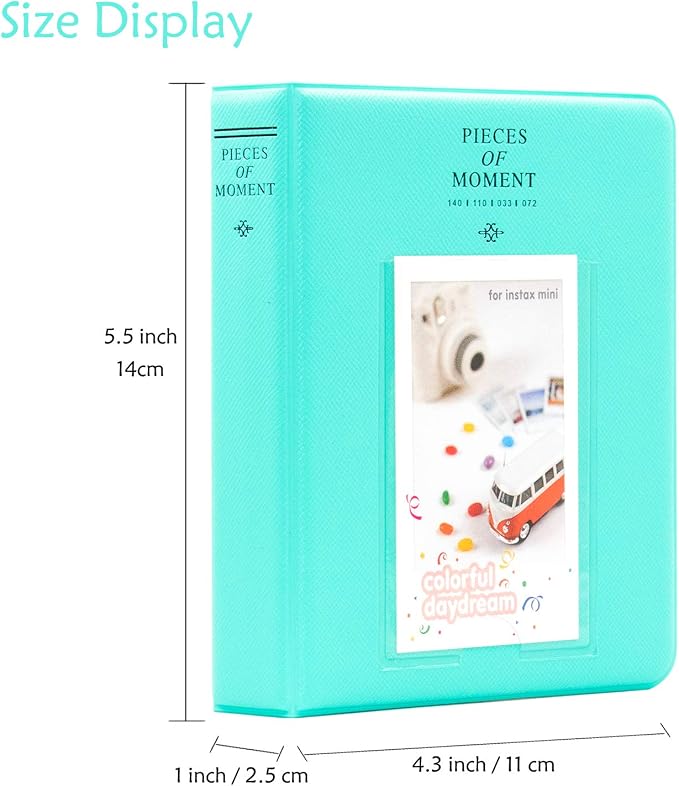 Ablus 64 Pockets Photo Album for Fujifilm Instax Mini 11 90 70 50S 26 25 9 8 8+ 7S Instant Camera, Polaroid Snap Z2300 PIC-300P Film & Kpop Photocards(Mint n) - Image 3