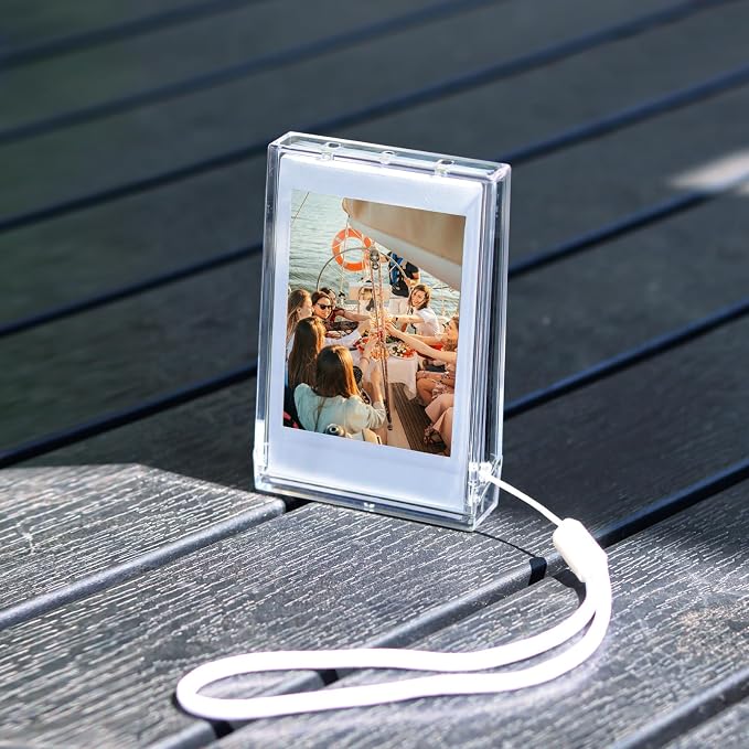 Picture Holder Storage Case for Fujifilm Instax Mini Film,3 inch Photo Pouch Instant Camera Film Accessories for Fujifilm Instax Mini EVO/40/90/12/11/9/8/7/7+/7s ect (1, Transparent) - Image 9