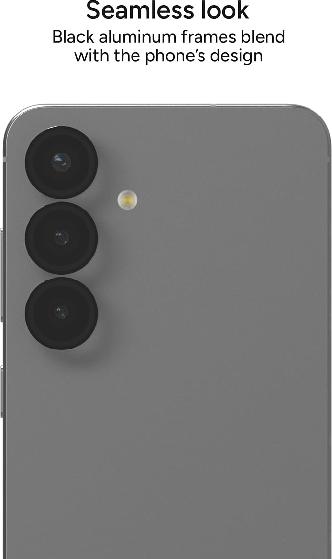 ZAGG Glass Elite Anti-Reflective Samsung Galaxy S25 Camera Lens Protector – Anti-Glare Technology, Maximum Impact & Scratch Resistance, Smudge-Free Surface, Recycled Materials - Image 5