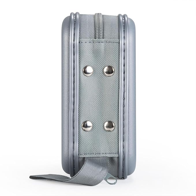 LIOVODE DVD Case, 48 Capacity Hard Plastic CD Case Holder for Car | DVD Storage, Hand Strap, Zipper Closure, Scratch-Resistant Sleeves, CD Storage for Music Blu-Ray Game Disc for Travel Office - Image 6
