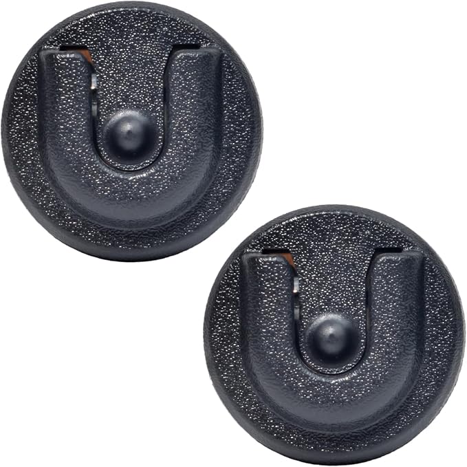 UAYESOK 2PCS Universal Mobile Radio Mic Holder with Adhesive Back | Portable CB Mic Hang Up Clip Mount, For Yaesu MH-67A8J, HYT SM16A1, Motorola Kenwood QYT KT-8900 Car Microphone by UAYESOK-HF