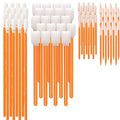 Wellgler's 200pcs Foam Cleaning Swabs, Multi-Purpose Cleanroom Foam Tip Cleaning Swab Kitip Cleaning Swab Kit (Orange) by DisposableOralSwabs