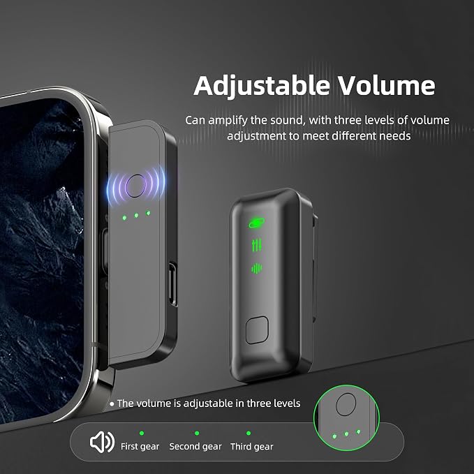 Wireless Lavalier Microphone with 36H Charging Case, Mini Lapel Mic for iPhone Android PC, Plug-and-Play USB-C/Lightning, 165FT Range for Podcast, Live Streaming, Recording - Image 2