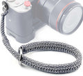 Paracord Camera Wrist Strap Lanyard-Quick Release for DSLR Mirrorless White | Adjustable wrist size,High-strength paracord material, lightweight 1.16oz, secure metal clasp,Fits Canon Nikon Sony Fuji by QiangNi