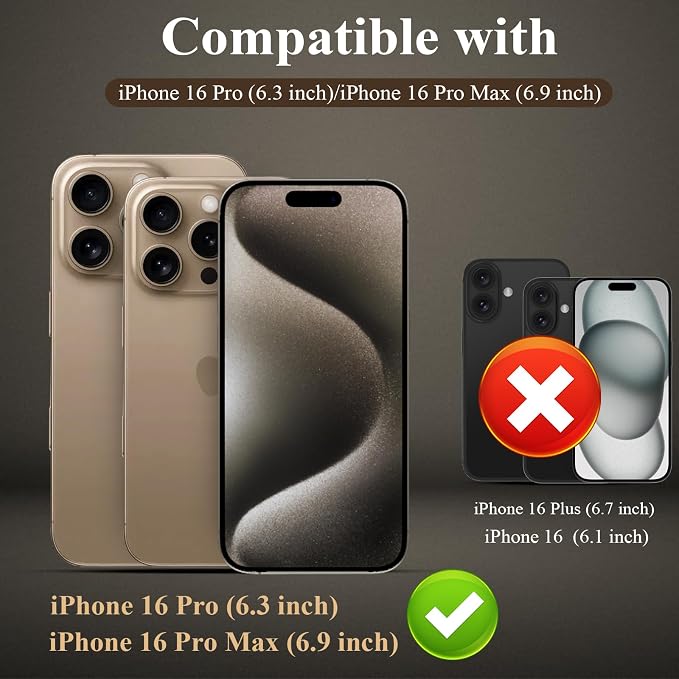 YWXTW [5 Pack Designed for iPhone 16 Pro Max Camera Lens Protector, for iPhone 16 Pro Camera Lens Protector, Night Shooting Mode, Anti Scratch HD Clear 9H Hardness Tempered Glass - Image 2