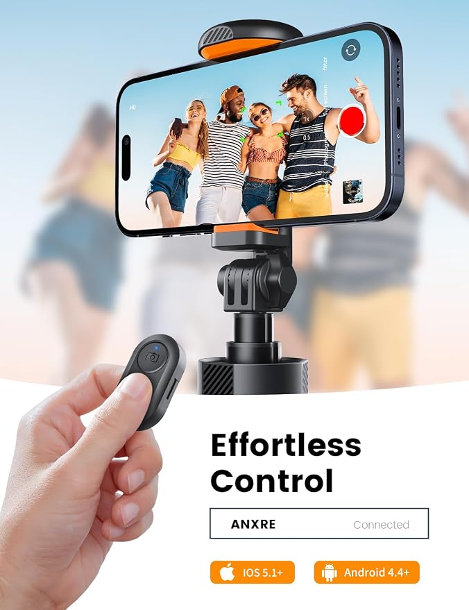 71" Phone Tripod with 1/4" Camera Mount, NT79 Extendable Selfie Stick | Extra Tall,Wireless Remote,Comapct Travel Stand Holder for Filming Video Recording,Compatible with iPhone/Samsung/Camera - Image 7