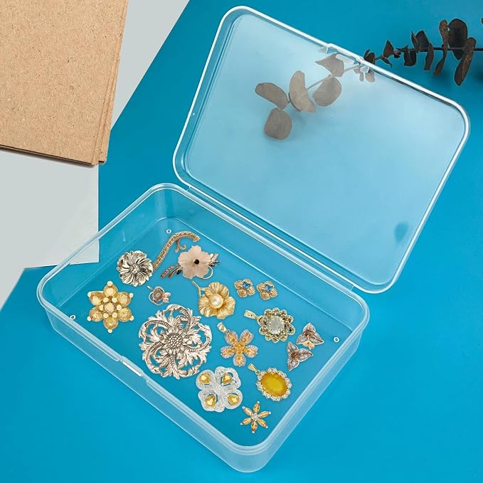IOKUKI 8 Pcs Blank Playing Card Case, Clear Plastic Playing Game Card Storage Box Holder for Bank/Business/Game/PTCG Cards Not for Uno - Image 5