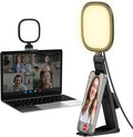 InnoGear Ring Light with Stand for Desk Computer Selfie 120 LED 50 Modes | LED Lights for Video Conference, Clip On, Portable, 5 Color Modes, Adjustable, Monitor, Laptop, Easy to Attach, Recording by InnoGear