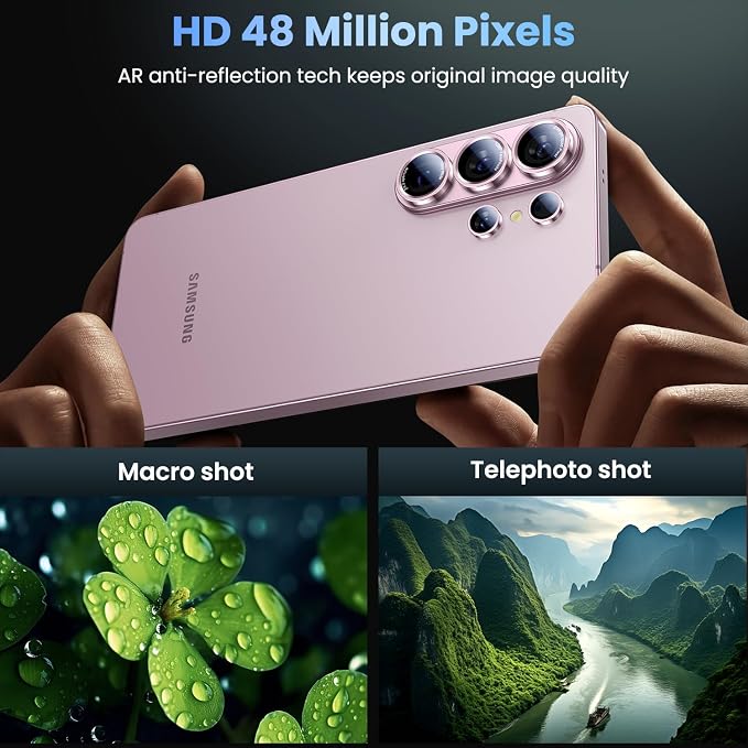 Uyiton for Samsung Galaxy S26 Ultra Camera Lens Protector, Unique Design | Case-Friendly, Ultra-Thin, Military-Grade Sapphire Glass with Aluminum Metal Rear Camera Screen Cover, Pink - Image 2
