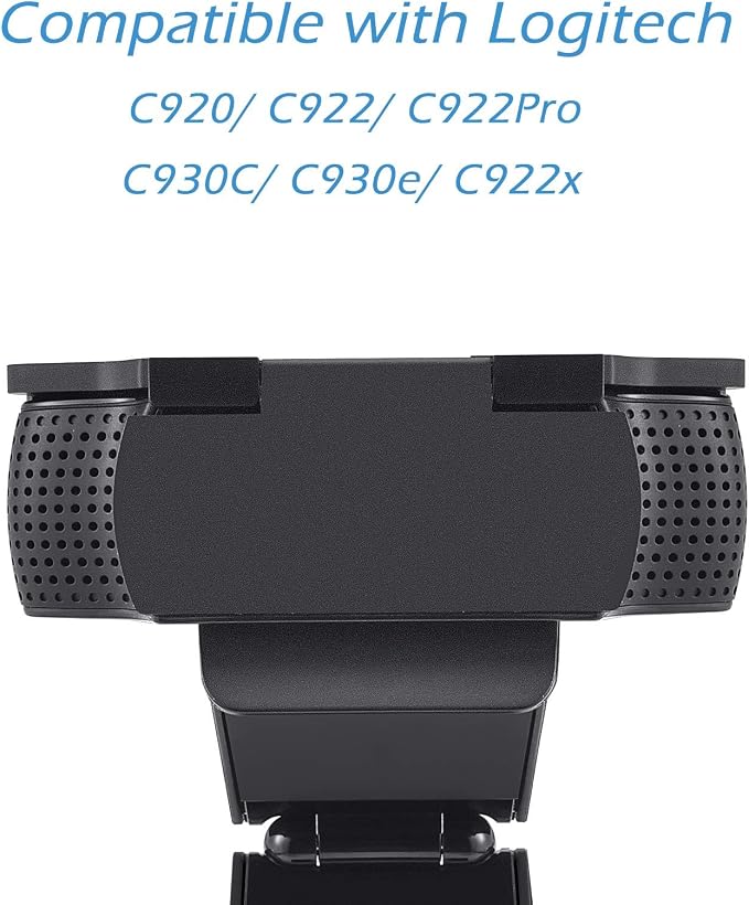 CloudValley Webcam Cover for Logitech C920x / C920 / C922x / C922 / C930e | C920x HD Pro Web Cam Compatible, Camera Cover Protects Lens & Security, Protect Your Visual Privacy, Black - Image 3