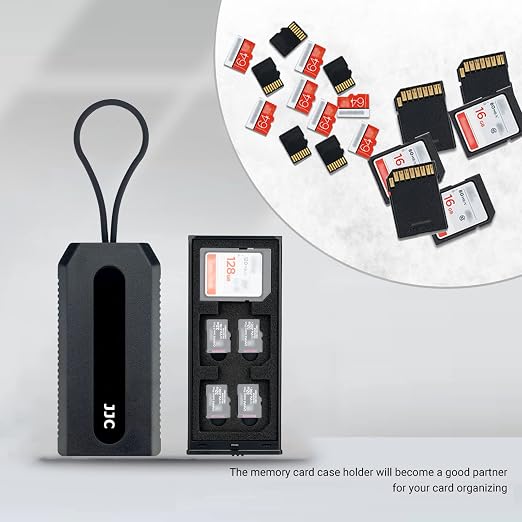 18 Slots Memory Card Case for 12 Micro SD Card and 6 SD Cards,Pop-up Design, Micro SD/Micro SDHC/Micro SDXC TF Card Holder Organizer, SD/SDXC/SDHC Card Case Storage - Image 3