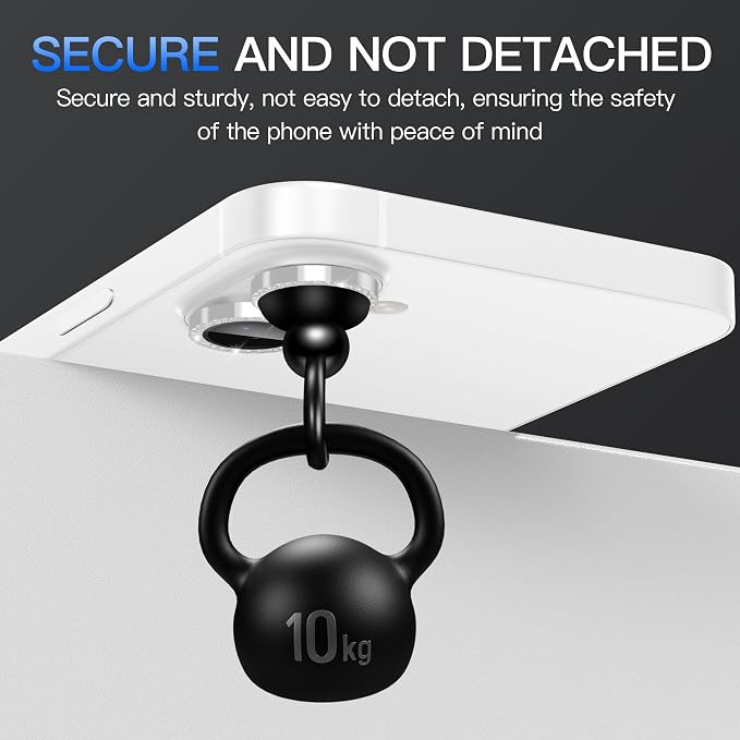 Suoman for iPhone 17 Camera Lens Protector, Glitter Diamond Individual Metal Tempered Glass Camera Lens Cover [Strong-Adhesion][Does not Affect Night Shots] -Silver - Image 5