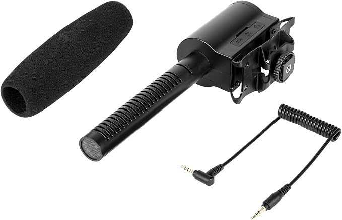 BOYA BY-DMR7 On-Camera Shotgun Microphone with Integrated Flash Recorder & Headphone Output - Image 3