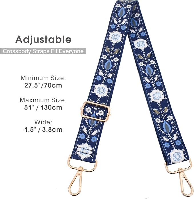 Replacement Purse Strap Shoulder Strap Adjustable Crossbody Strap for Women Crossbody Wide Shoulder Bag - Image 5