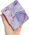 Fintie Small Photo Album Book for 3.5x4.25" Polaroid Films - 52 Pockets | For Polaoird I-Type/600/Sx-70 Films, Fujifilm Instax Wide Pictures Albums Book, Boys & Girls Memory Keepsakes, Lilac Marble by Fintie