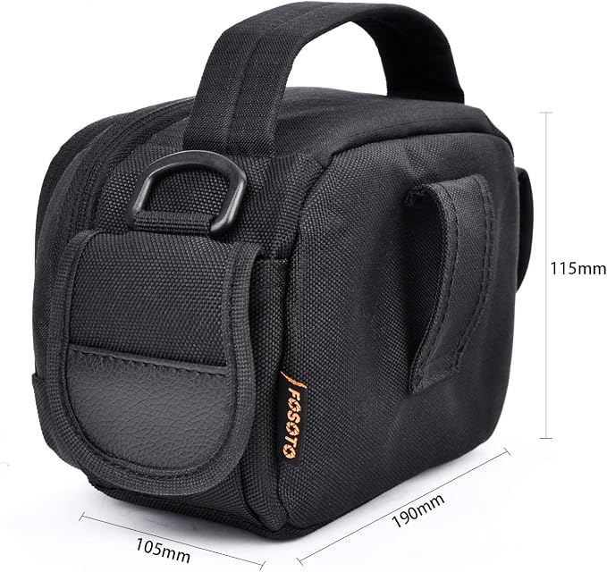 FOSOTO Camcorder Cases Bag Compatible Canon VIXIA HF Panasonic Video Camera | for Canon VIXIA HF R800 R700,Sony HDR-CX405 CX675 CX670 SR12 FDRAX53,Panasonic HC-V770 HC-V180 HD - Image 5