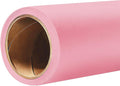 YSKE-Seamless Pink Paper Backdrop Roll for Photography,Photo Background,and Photoshoot Cover–Roll of Paper with Backdrop Cover for Background Stand,Thick Anti-Wrinkle Matte(53''x16.4'Pink) by YSKE