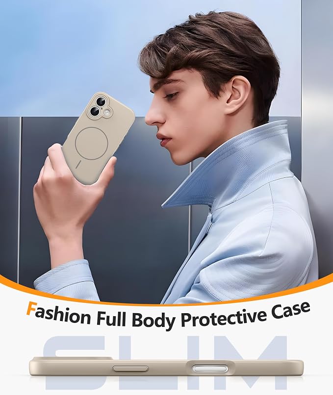 FNTCASE for iPhone 17 Case, Compatible with Magsafe, Glass Screen Protector | Full Camera Protection, Integrated Silicone Cases, 14FT Military Grade Drop Proof, Shockproof Protective Phone Cover - Image 8