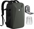 K&F CONCEPT Camera Backpack,Hardshell Photography DSLR Camera Bag | 15-15.6 Inch Laptop Compartment, Waterproof, Hard Shell Camera Case, Compatible with Canon/Nikon/Sony/DJI Mavic Drone, B07 by KFCONCEPT
