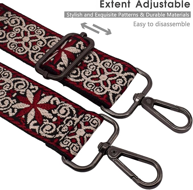 Replacement Purse Strap Shoulder Strap Adjustable Crossbody Strap for Women Crossbody Wide Shoulder Bag - Image 5