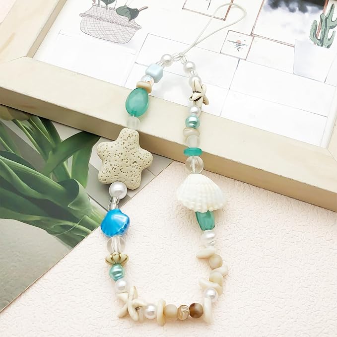Beaded Camera Wrist Strap Cute Digital Camera Charm Lanyard Phone Chain Keychain Beaded Phone Lanyard Bag Charm - Image 7