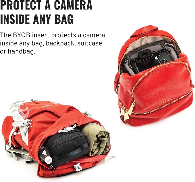 Tenba BYOB 7 Camera Insert - Turns any bag into a camera bag for DSLR and Mirrorless cameras and lenses – Blue (636-627) - Image 3