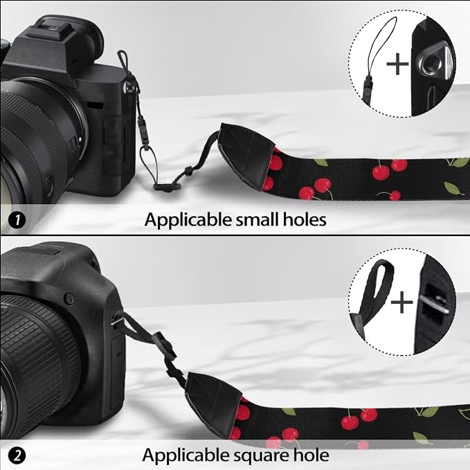 Coldinair Black Adjustable Camera Strap Universal Neck & Shoulder Soft Padded Strap for All DSLR Cameras,Binoculars - Image 5