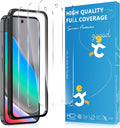 3 Pack for Google Pixel 10 Screen Protector | Case Friendly Tempered Glass Film, Fingerprint Unlock, HD Clear, Phone Case Fit by Invoibler