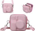 LTGEM Hard Case Compatible with Fujifilm Instax Mini 13, Pink | Fits Fujifilm Instax Mini 13/12/11/10/9, Hard Carrying Travel Camera Bag with Shoulder Strap by LTGEM