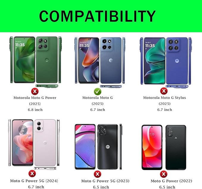 for Moto G 5G 2025 Case,with Sliding Camera Lens Cover,HD Screen Protector,360° Rotating Ring Kickstand,AYMECL Military-Grade Shockproof Protective Cover for Motorola Moto G 5G 2025,Blue - Image 2