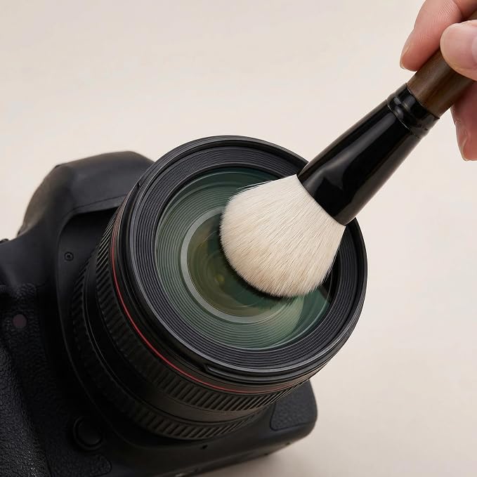 Lens Brush Camera Cleaning Kit for Lenses and Screen Goat Hair Cleaner Pen for DSLR Camera Computer Screen Soft Brush Cleaner Kit for Dust Removal and Lens Maintenance - Image 4