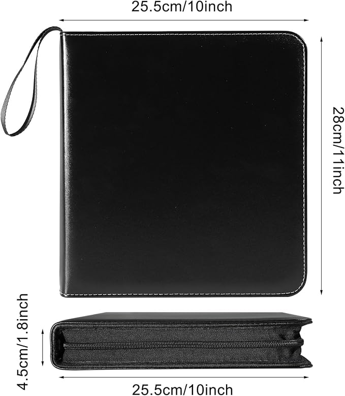 Large Polaroid Photo Album Binder, 240 Pockets. Black | Fits Polaroid i-Type, 600, SX-70 and Instax Wide 3.5x4.25 films. Acid-free pages protect photos for long-term storage. - Image 2