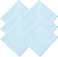 uxcell 6 Pcs Microfiber Cleaning Cloth for Glasses, 8 x 8 Inch Eyeglass Cleaning Cloth, Glasses Cleaner Wipes for Electronics Lenses Screens Cameras Cell Phones, Light Blue by uxcell