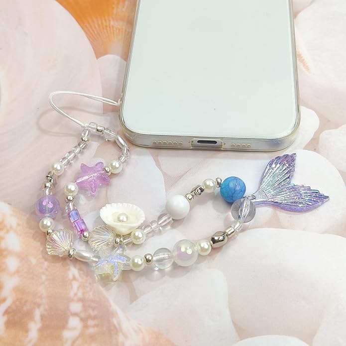 cioatu Phone Charms Cute Cherry Butterfly Cell Phone Lanyard Strap Wrist Strap for Bag Airpods Camera Pendants Decor - Image 3